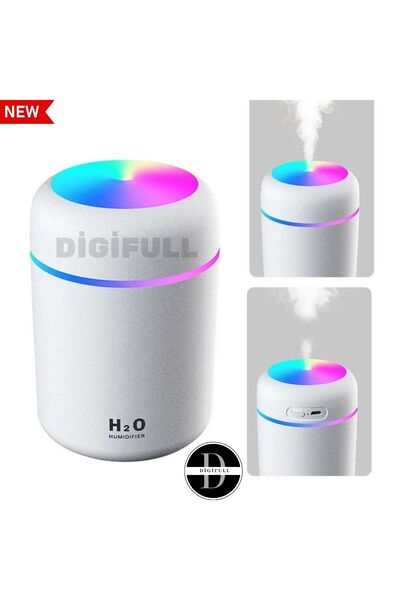 DİGİFULL DG - H2O 300 Ml Ulrasonik Hava Nemlendirici Ve Aroma Difüzörü