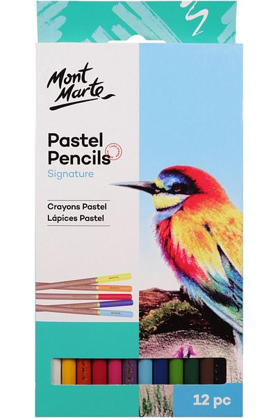 Mont Marte Set of 12 MM Pastel Signature Pens