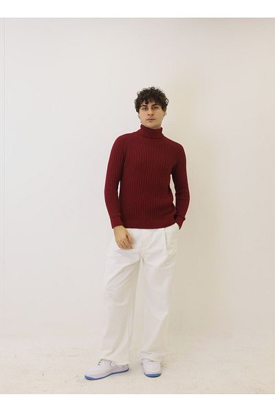 RTD&VLD RTD & Vld Men's Full Turtleneck Sweater