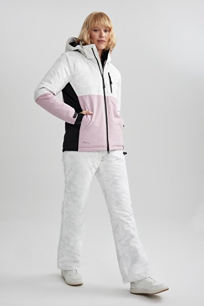 DeFacto Fit Water Repellent Hooded Fleece Coat - Με επένδυση, Regular Fit A3517ax23wn