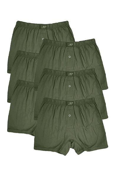 FSM1453 Ανδρικά βαμβακερά Classic Long Colorful Boxers 6 Pack - 620