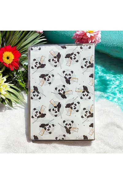 Eren Ofis Lined Large Size Notebook with Glitter and Watery Cover - Undated