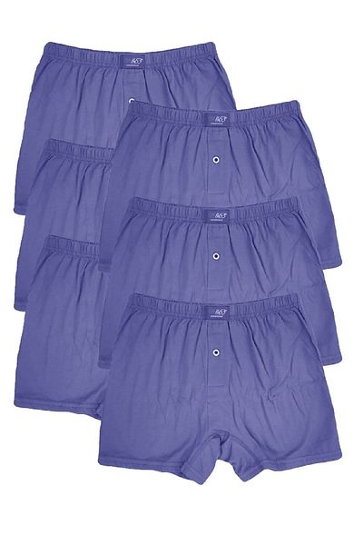 FSM1453 Ανδρικά βαμβακερά Classic Long Colorful Boxers 6 Pack - 620