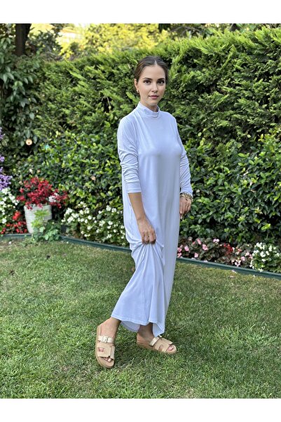 two in sis Σταντ γιακάς Βαμβακερή βισκόζη χιτζάμπ Εσωτερική επένδυση Φόρεμα Μακρύ βαμβακερό φόρεμα Εσωτερικό φόρεμα χτενισμένο βαμβακερό κάτω φούστα