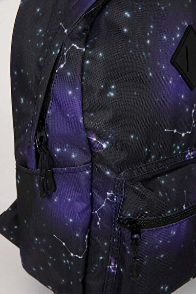 DeFacto Unisex Çocuk Baskılı Oxford Okul Sırt Çantası C5539a8ns