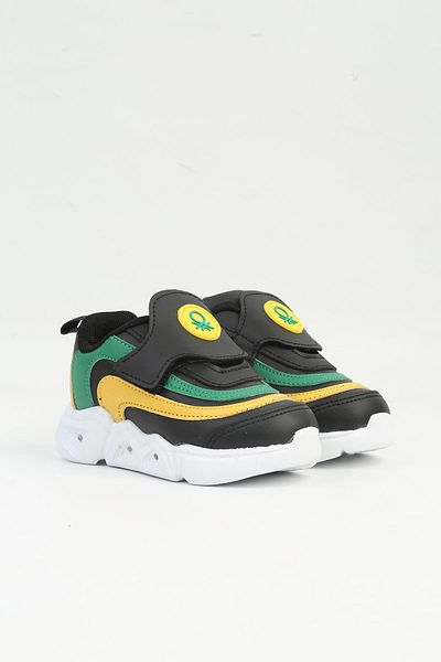 Benetton BN-31800 Pantofi sport pentru copii Sari negri