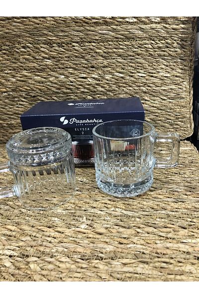 Paşabahçe Elysia Set of 2 Glasses - Handles included (195 CC)