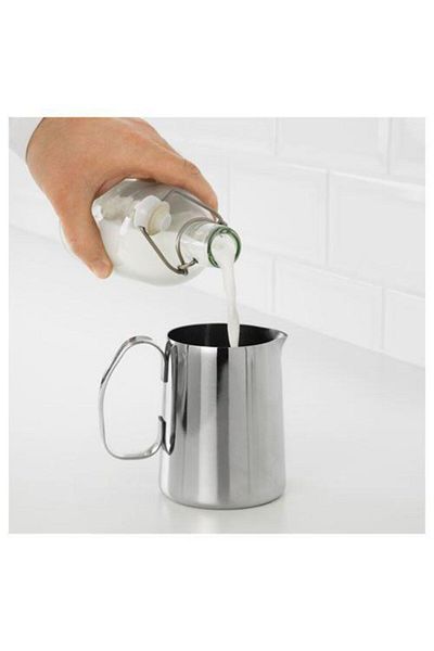 IKEA Stainless Steel and Mattlıg Milk Jug