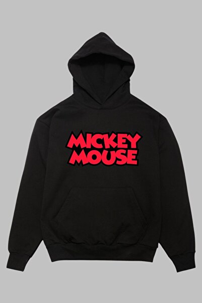 Nyda Collections Miki Maus Štampano Unisex Oversize kroj Sa kapuljačom Dukser...
