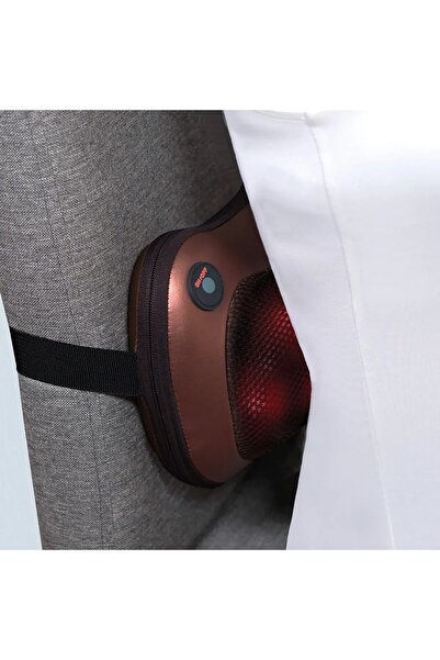 Relax Human Touch Teknolojili Isıtmalı Bacak Boyun Karın Siyah Masaj Aleti Masaj Yastığı