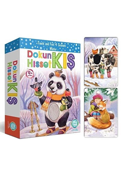 Winnie Baby Dokun Hisset Tanı Kış 18 Kart Eğitim Kartları Zeka Kartları Eğiti...