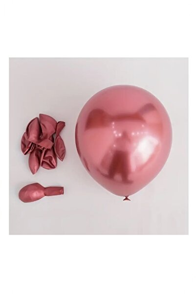 BİDOLUMUTLULUK 10 Pieces 1o Inch Chrome Balloons - Party Celebration Entertai...