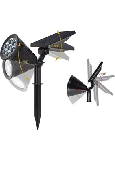 Genel Markalar Yeşil Çim Solar Led Bahçe Aydınlatması - Güneş Enejisi Ledli Çim Lambası - Güneş Enerjili Saplamalı