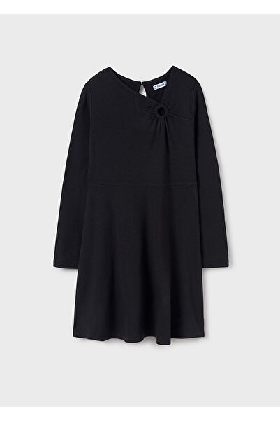 MAYORAL 8-14 Yaş Kız Çocuk Elbise Siyah