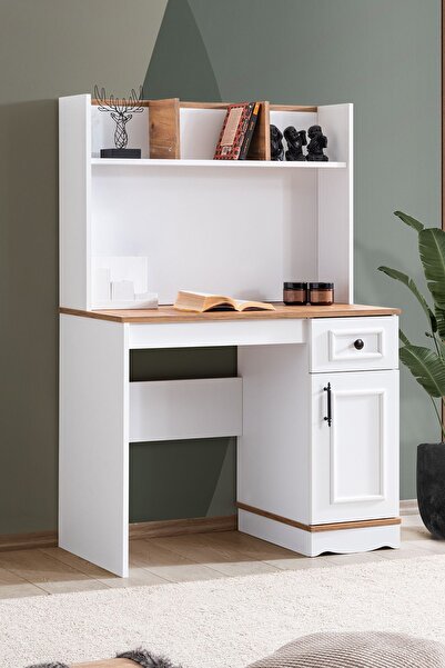 Setay Bilgisayar Masası, Felix Üniteli Çalışma Masası - Ceviz