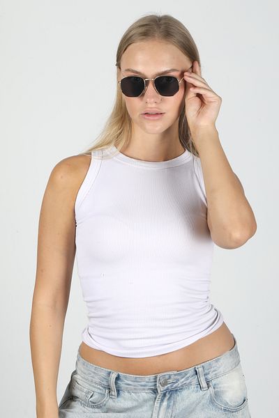 Angel Eyes Pentagonal Sunglasses Unisex Gold Metal Pentagonal Polarized