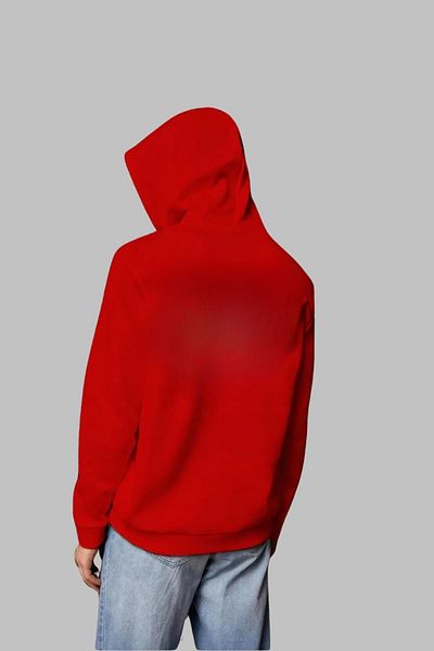 Nyda Collections Унисекс суитшърт с качулка и дълъг ръкав, размер Oversize, с щампа No Pain No Gain - памук