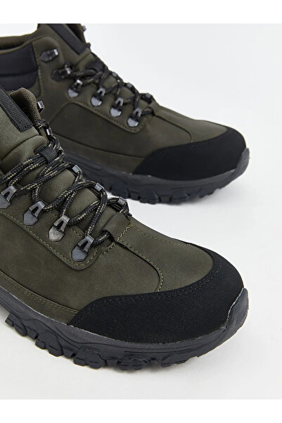 LC Waikiki STEPS Haki Bağcıklı Erkek Trekking Bot