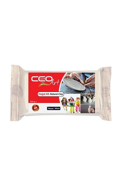 Ceoart Art Natural Clay Plasticine White 250 Gr