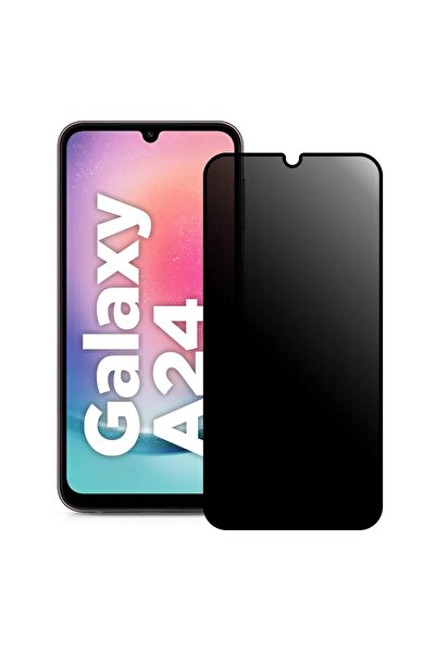 ZETT Samsung Galaxy A24- Uyumlu Privacy HAYALET -GİZLİ- Temperli Cam Ekran Ko...