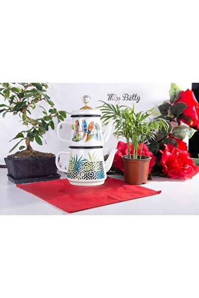 Miss Betty Emaye Parrot Minyon Çaydanlık