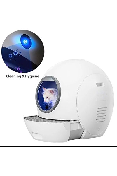 els pet Otomatik Smart Pro Akıllı Kedi Tuvaleti,els Pet Uv Ile Bakteri Temizleme,koku Geçirmez,app Kontrol