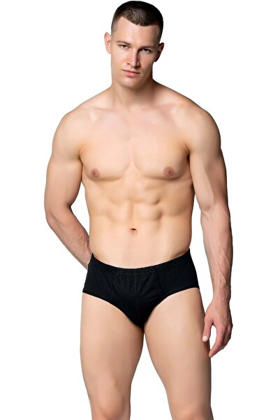 SEDEF YILDIZ Erkek Penye Slip Siyah