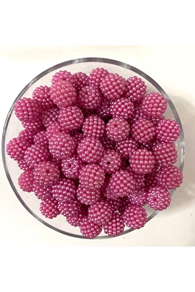 312 KONSEPT 50 جرام (52 قطعة) 14 مم مجزأة - حقيبة خرز بلاك بيري لصنع المجوهرات