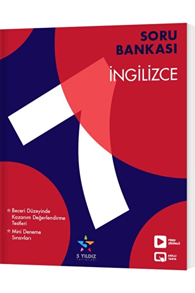 5 yıldız yayınları 7. Sınıf İngilizce Soru Bankası / Kolektif / 5 Yıldız Yayı...