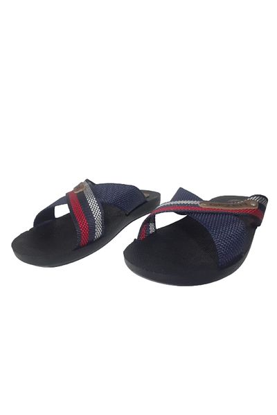 GEZER Ανδρικές παντόφλες Navy Blue Ultra Light Daily - Rope gzrh97-797