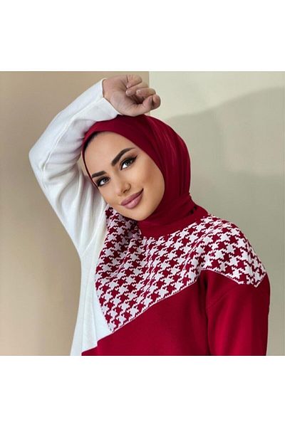avzen şal Hijabchi Women's Hijab Snap Neck Collar Hijab Bonnet Model Scarf Shawl