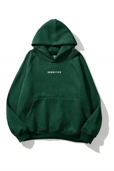 FAVORİST Φούτερ με κουκούλα UNISEX SENSITIVE με στάμπα
