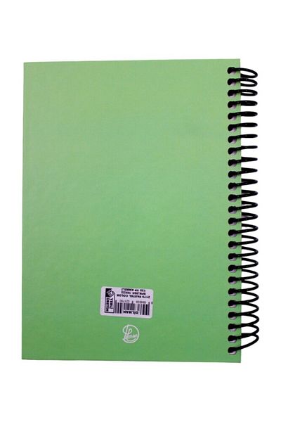 Dilman دفتر ملاحظات ذو غطاء صلب ذو 120 ورقة حلزونية - 16 × 22 سم
