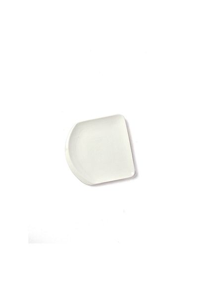 SQUALO Elegant Porcelain Serving Plate Flat - White - 20cm - A15650