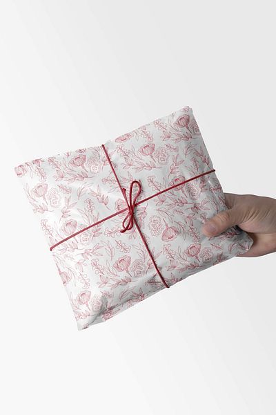 AkalBatu New Year Series No1 - 25 Pieces Plush Paper, 50x70 Cm