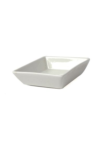 SQUALO Porcelain Serving Plate Square - White - 11.5x3.5cm - A12064