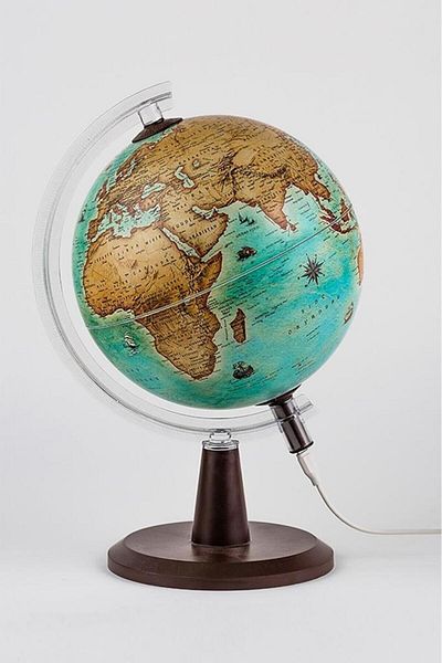 Gürbüz Globe Modern Antique Lighted 26 Cm