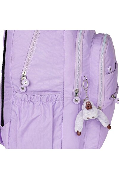 Relaxion Original Crinkle Backpack School Bag with Monkey Keychain