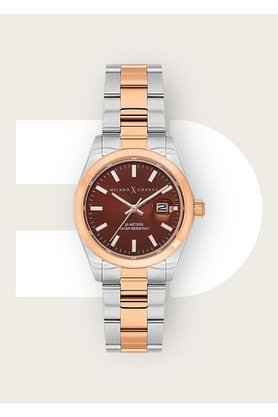 Milano X Change 30mm Steel Case - 3 Atm Waterproof Women's Wristwatch