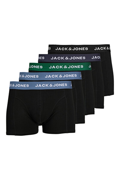 Jack & Jones JACK JONES Solıd Erkek Pamuklu 5 li Boxer 12254366