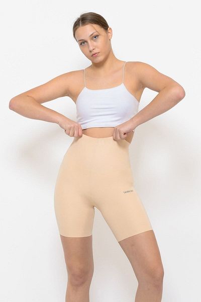 SAUNA SUIT Waist Basen Recovery Thin High Waist Non-Marking Laser Cut Cuffed