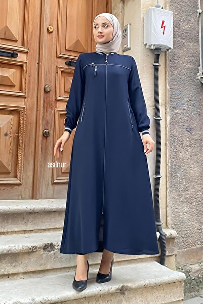 ASİLNUR Nida Ribanalı Ferace Lacivert