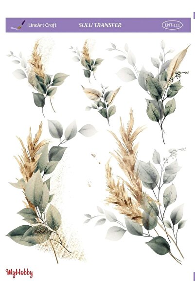LİNEART Başak, Buğday, Dal Sulu Transfer Lnt-111 25x35