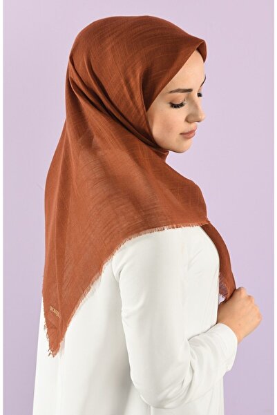 Genel Markalar Pamuklu Flamlı Eşarp 100x100cm