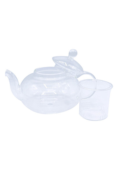 Bin-Shihoun Abomar Heat Resistant Glass Teapot Clear
