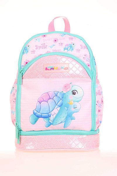 KAUKKO Geanta pentru gradinita pentru copii Turtle