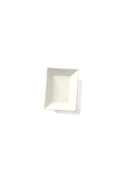SQUALO Porcelain Serving Plate Rectangle - White - 9x12cm - A22507