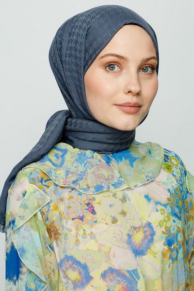 VALORSCARF Purple Crown Pattern Shal