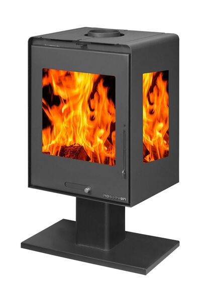 Hoşseven Hcs-8 Mini 3 Camlı Şömine 5091-p