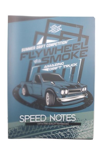 Gıpta A4 60 Sheets Checked - Speed Notes Plastic Cover Notebook